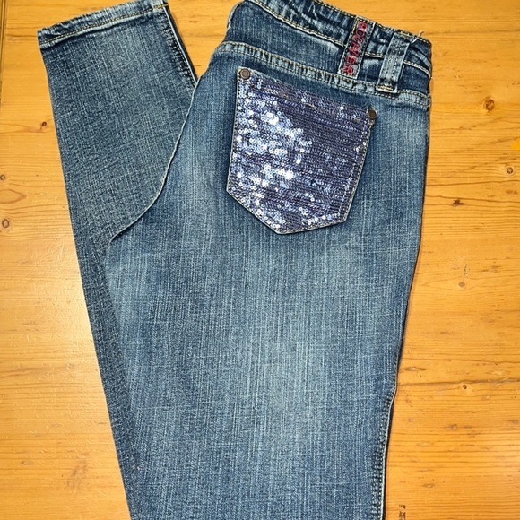 Rocawear Denim - Rocawear Skinny Embellished Pockets Jeans 9